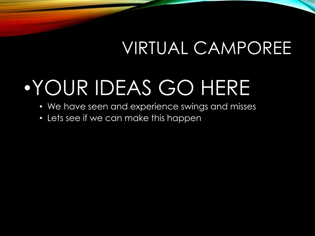 virtual camporee