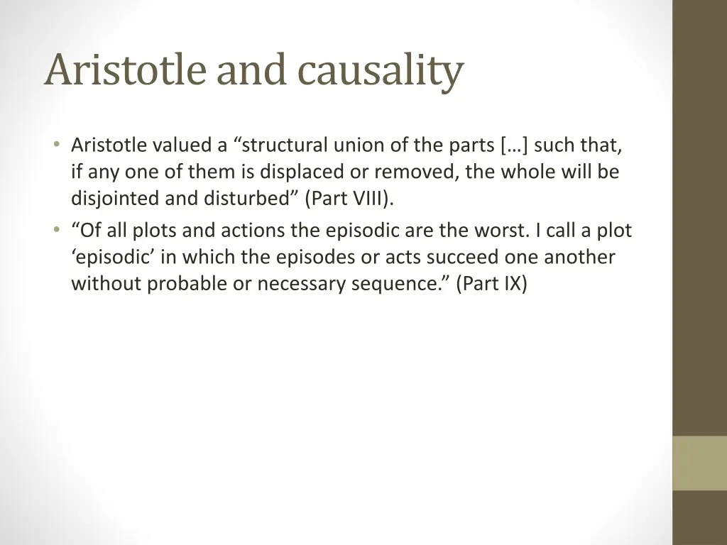 aristotle and causality 1