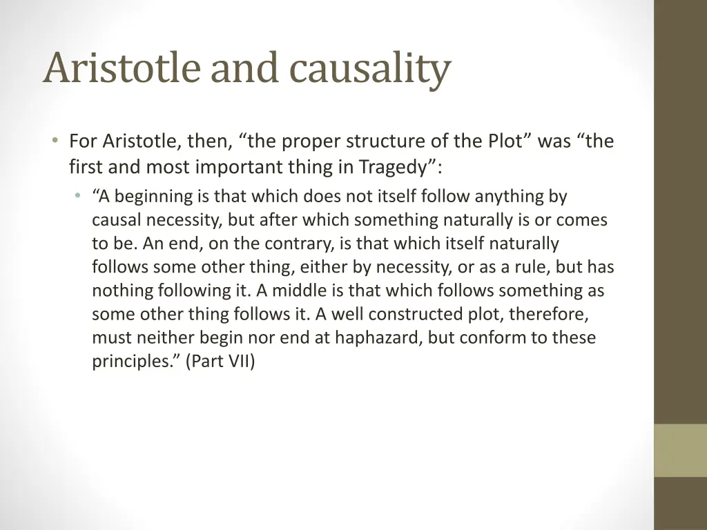 aristotle and causality