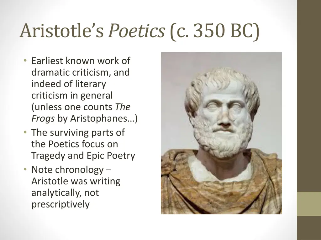 aristotle s poetics c 350 bc