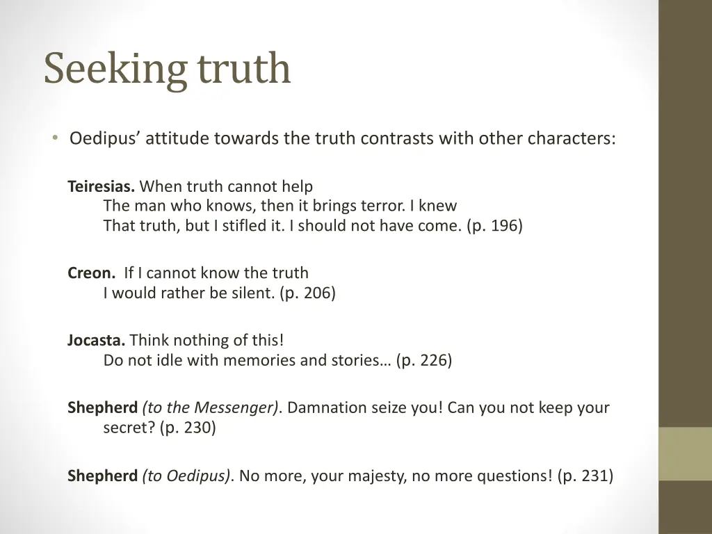 seeking truth 1