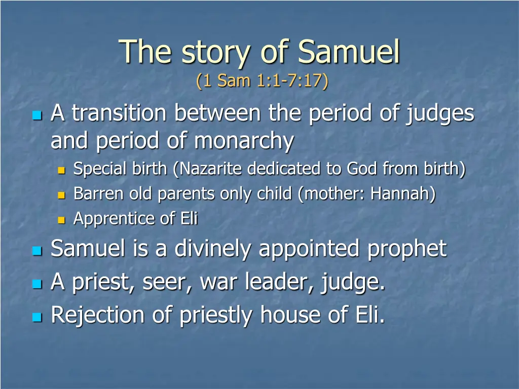 the story of samuel 1 sam 1 1 7 17