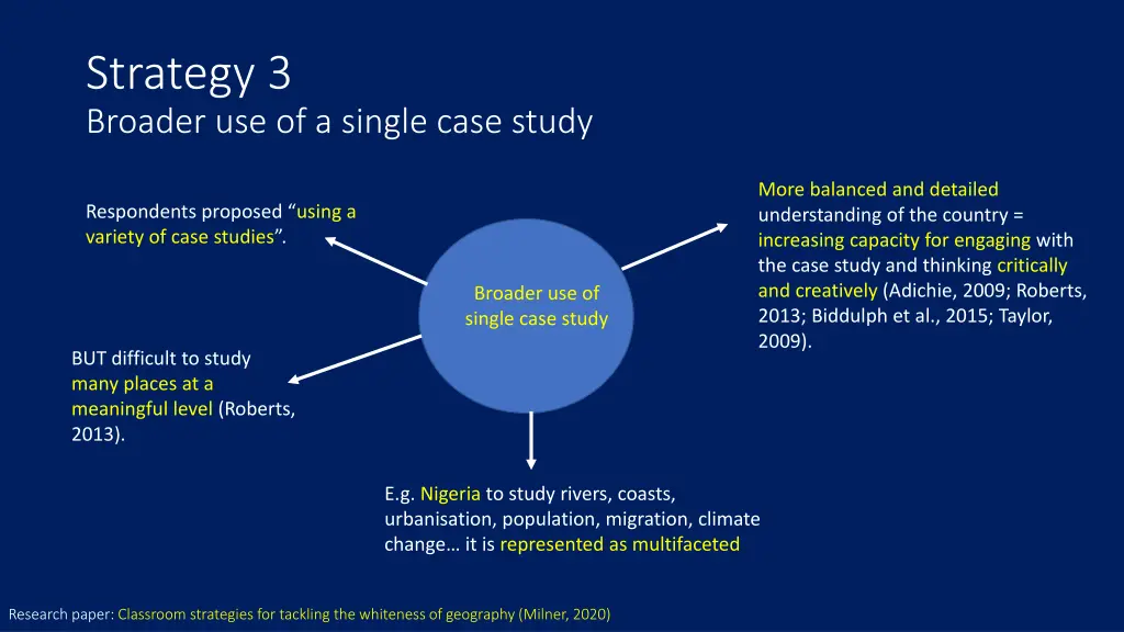 strategy 3 broader use of a single case study