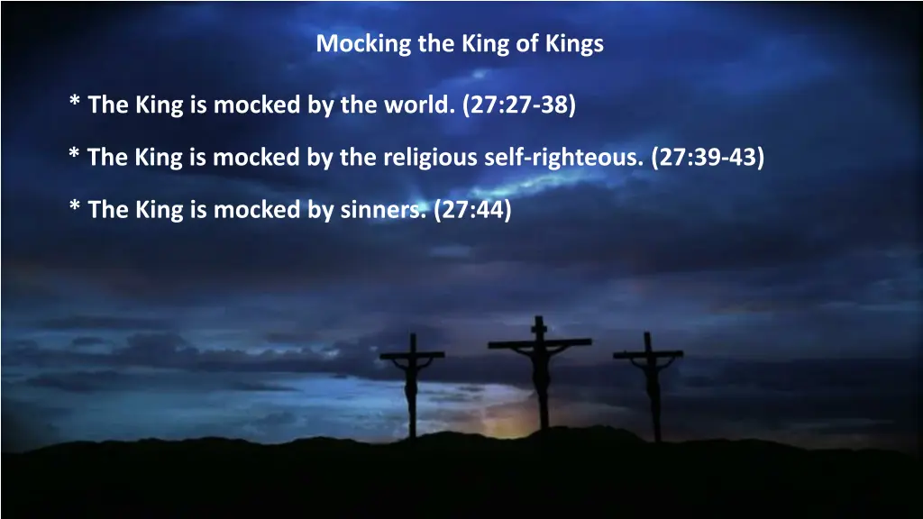 mocking the king of kings 2