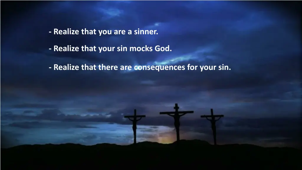 realize that you are a sinner 2