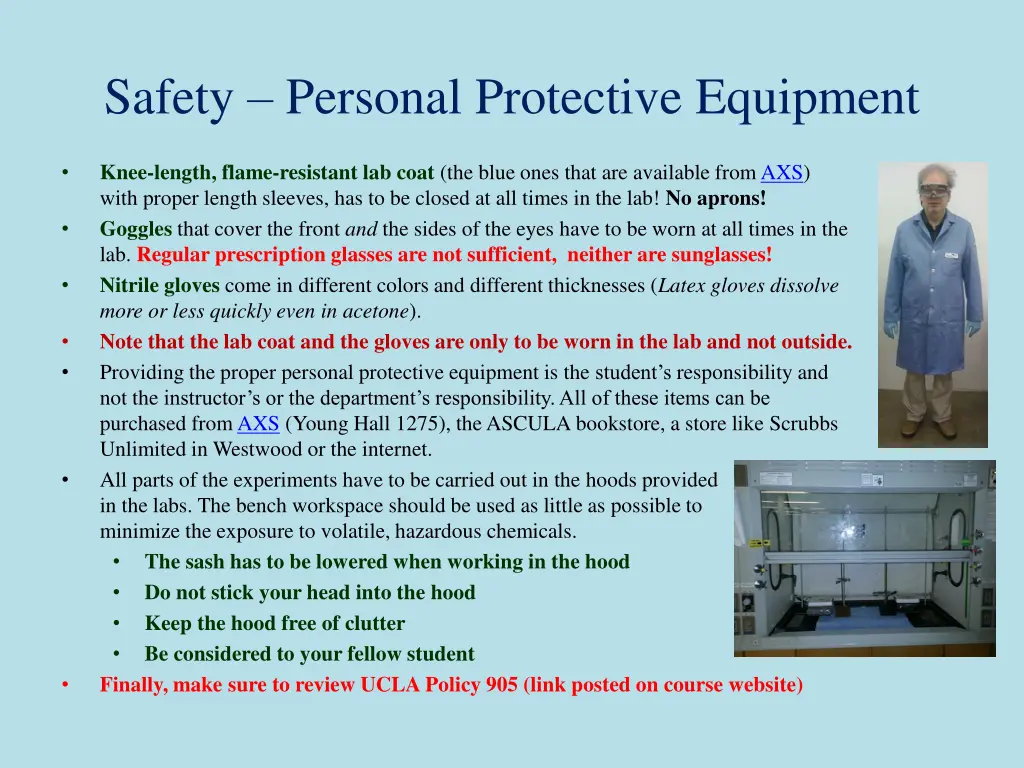 safety personal protective equipment