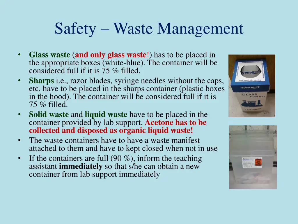 safety waste management