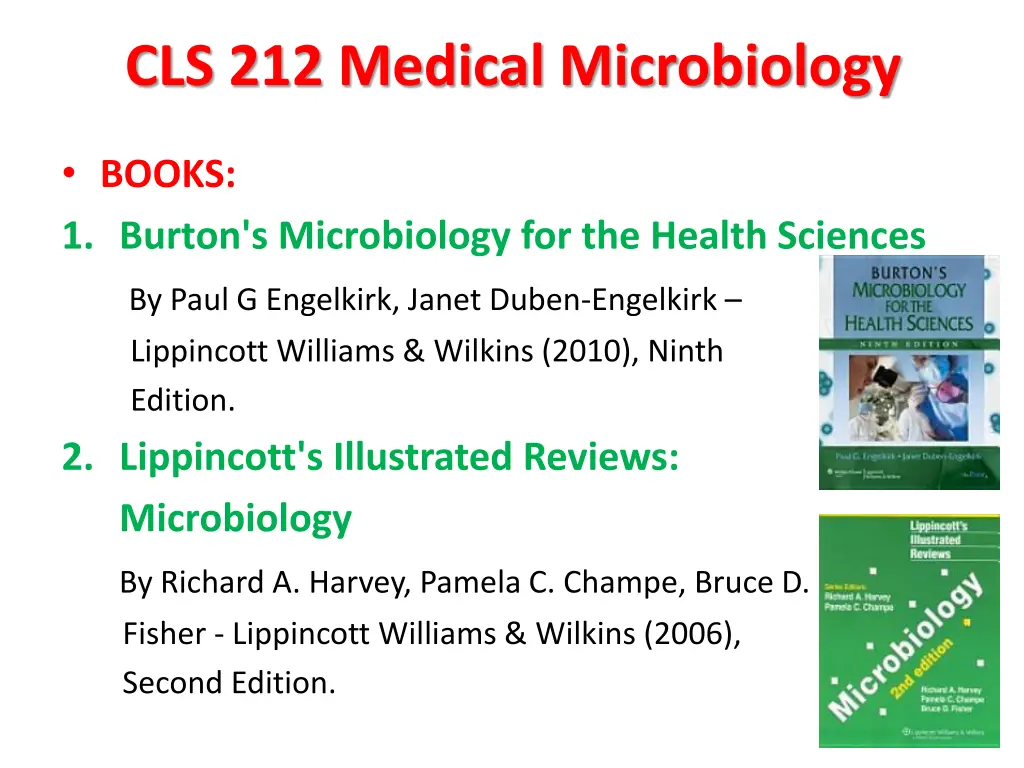 cls 212 medical microbiology 1