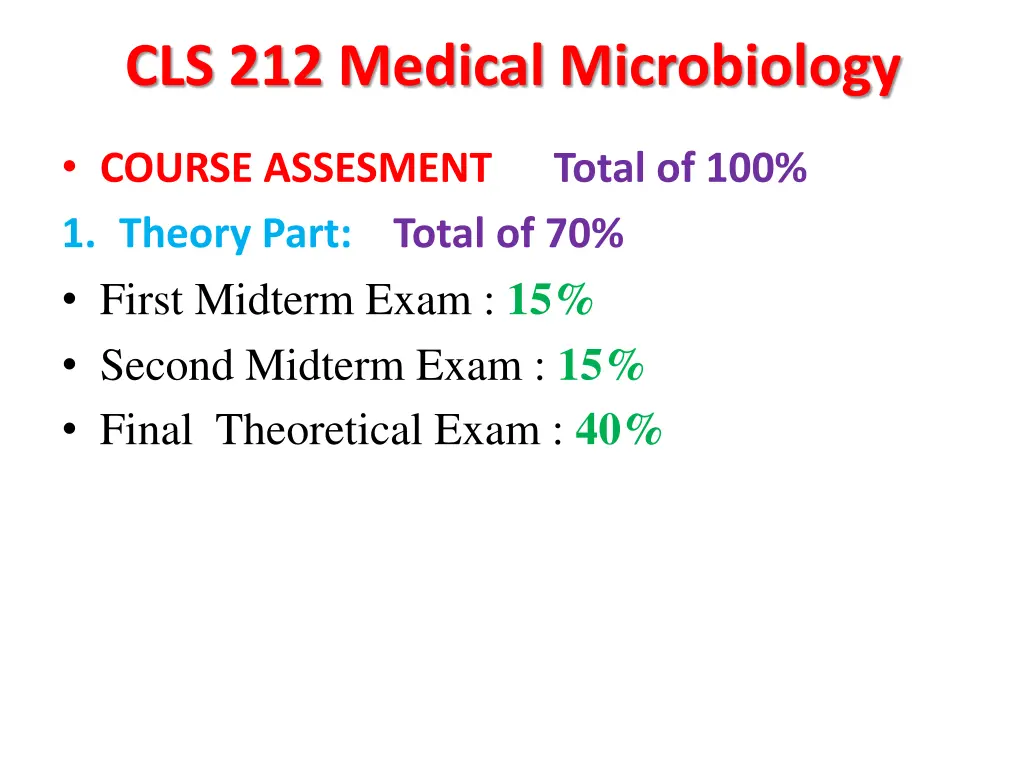 cls 212 medical microbiology 2