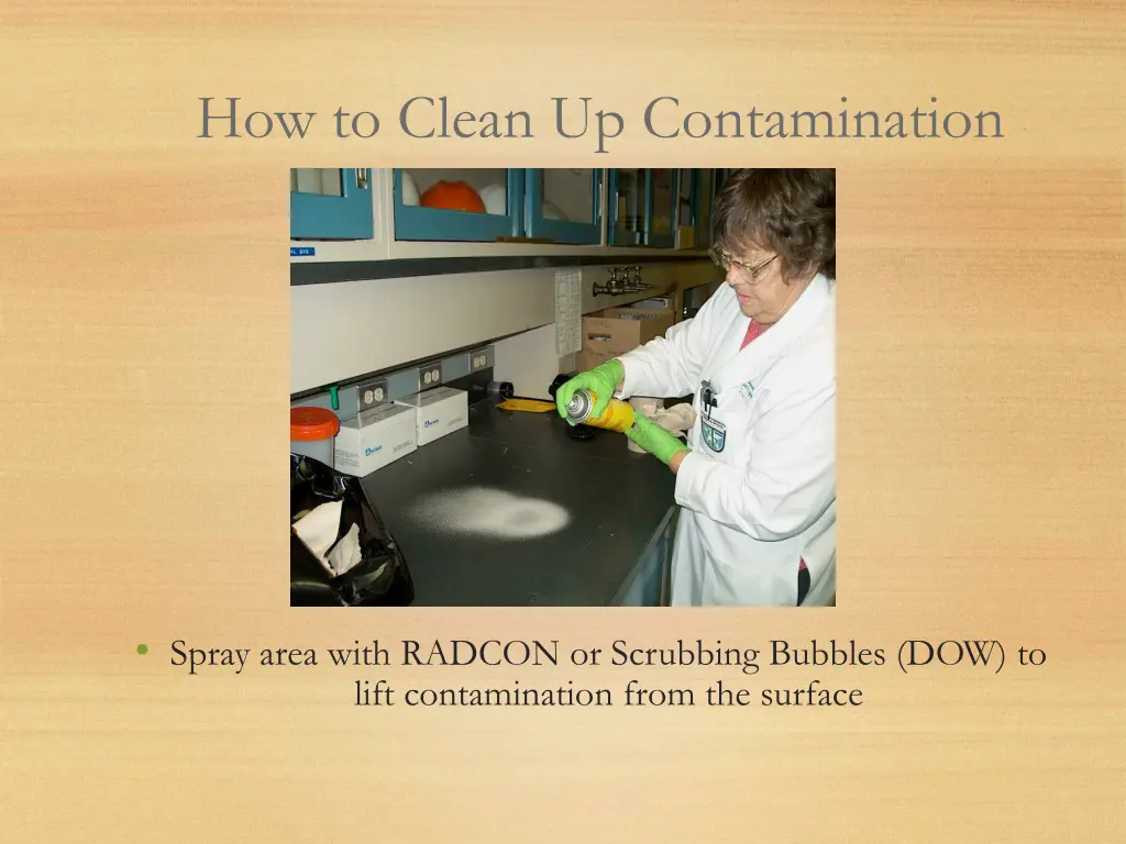 how to clean up contamination 3