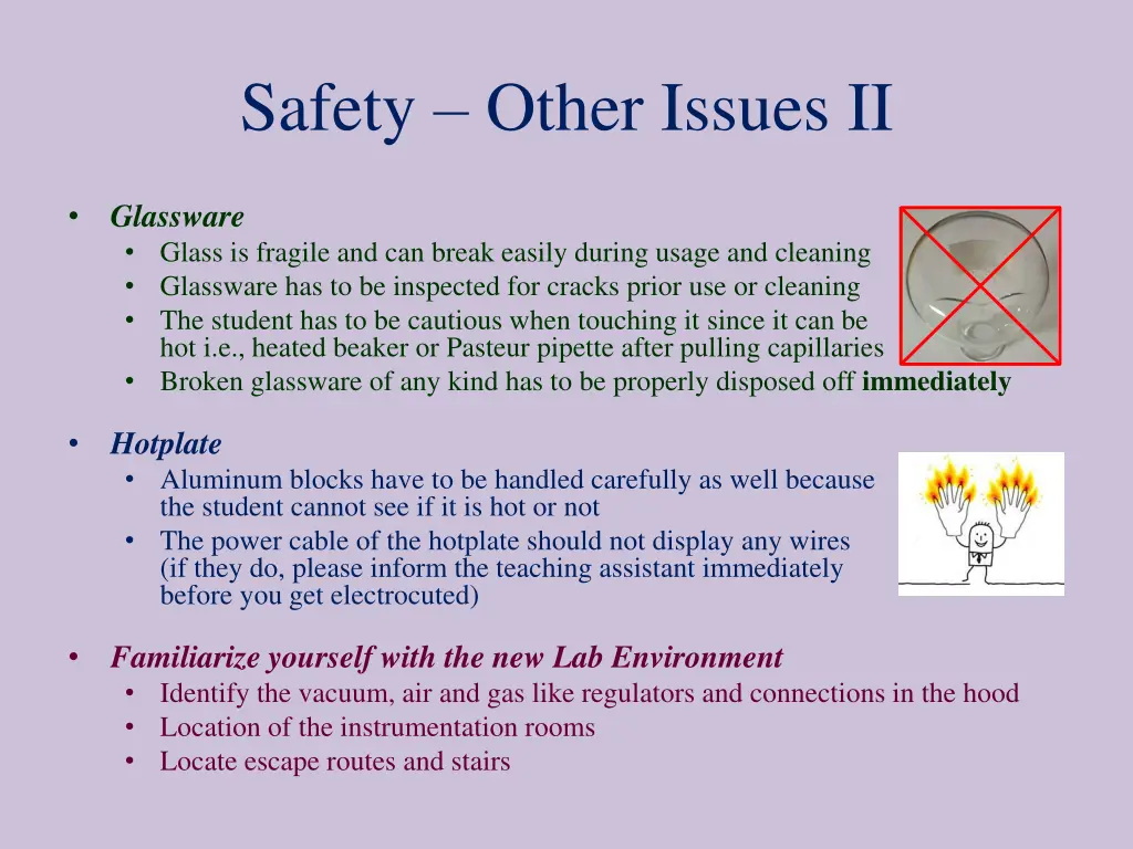 safety other issues ii