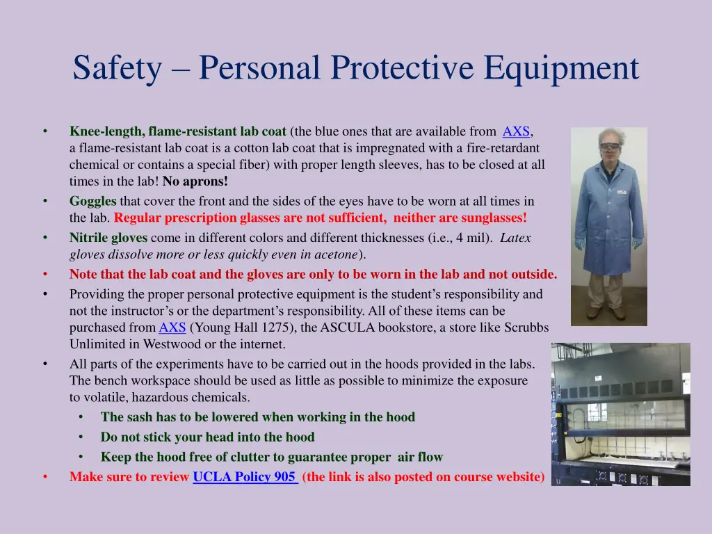 safety personal protective equipment