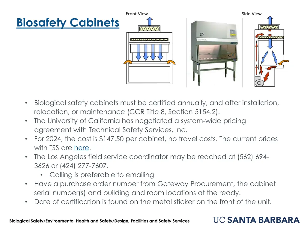 biosafety cabinets