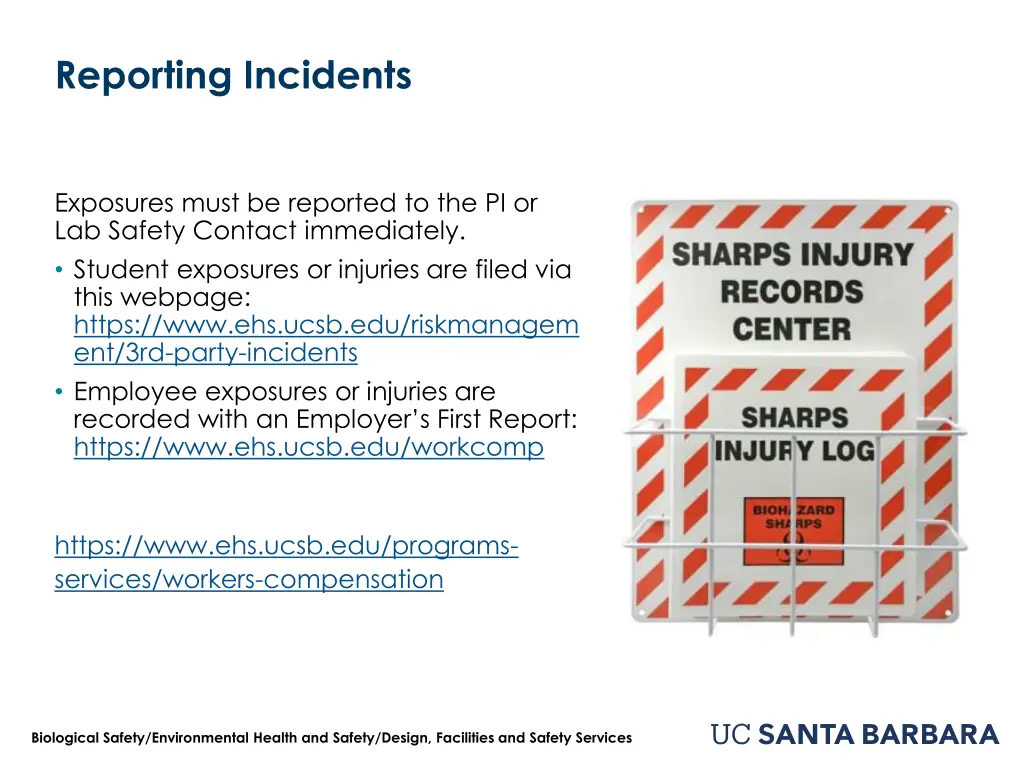 reporting incidents