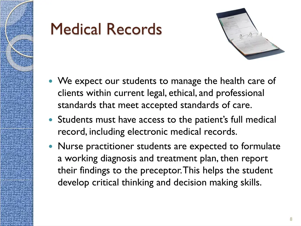 medical records