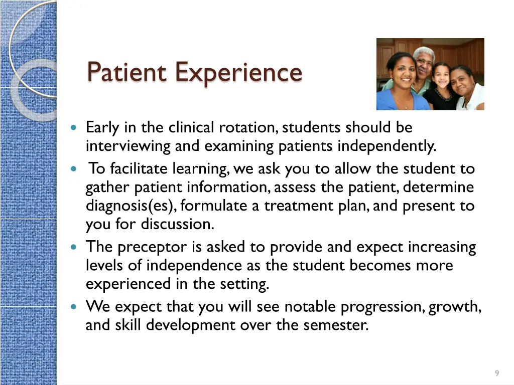 patient experience