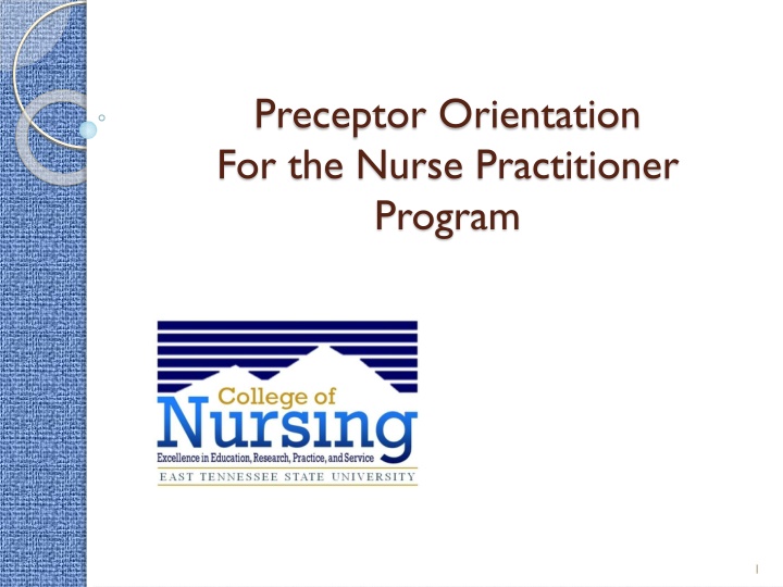 preceptor orientation for the nurse practitioner