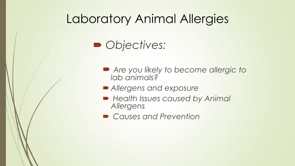 laboratory animal allergies