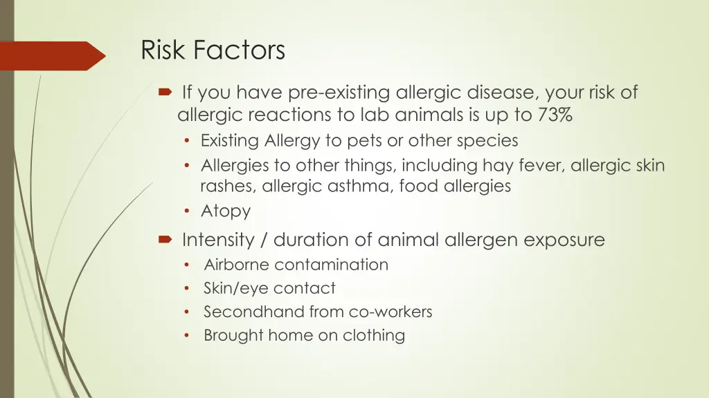 risk factors