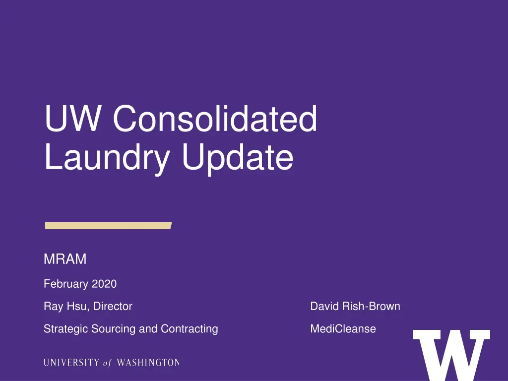 uw consolidated laundry update