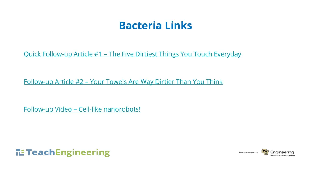 bacteria links