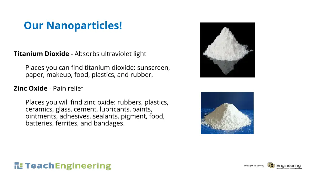 our nanoparticles