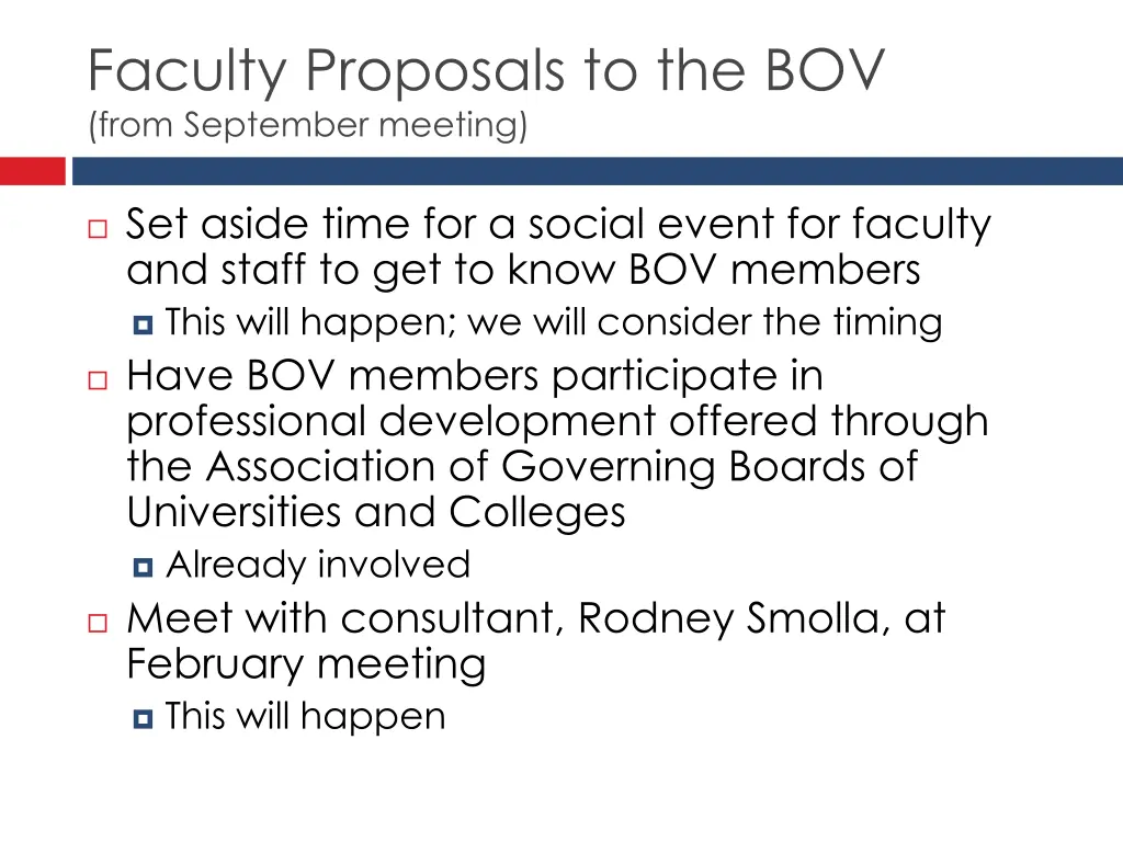 faculty proposals to the bov from september 2