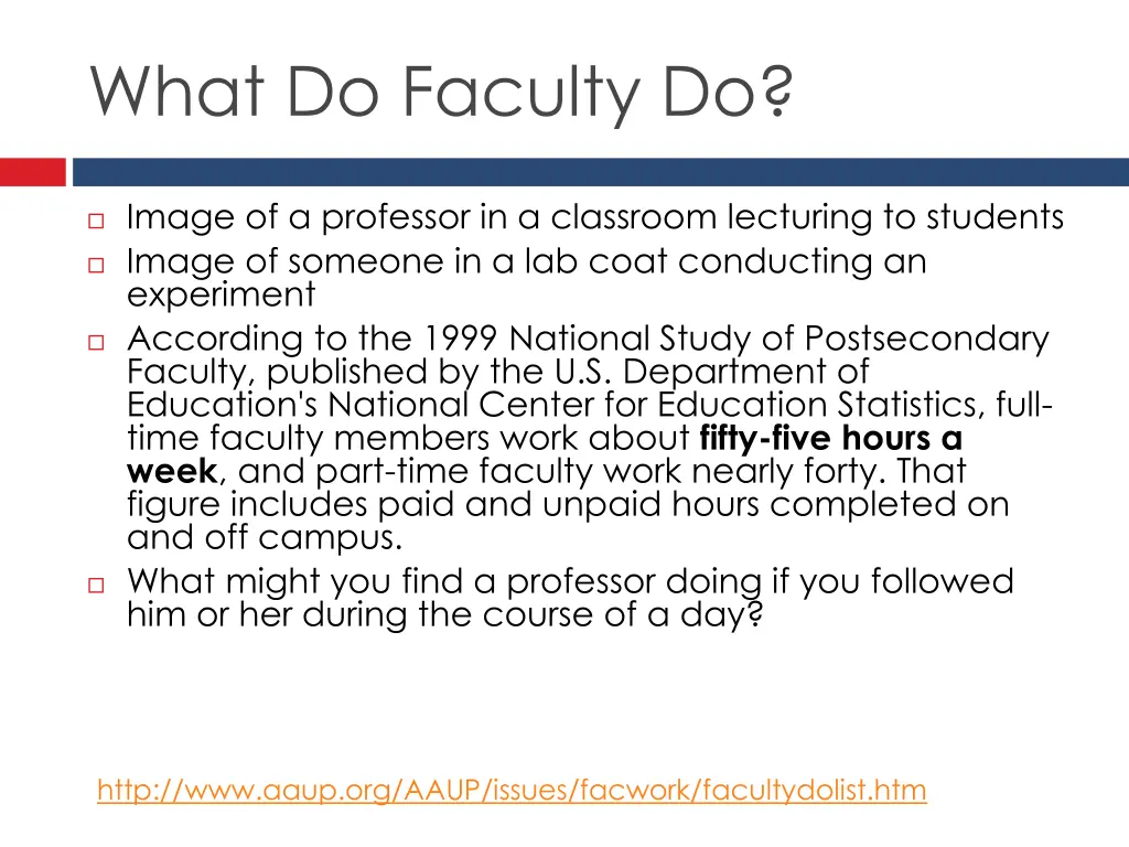 what do faculty do