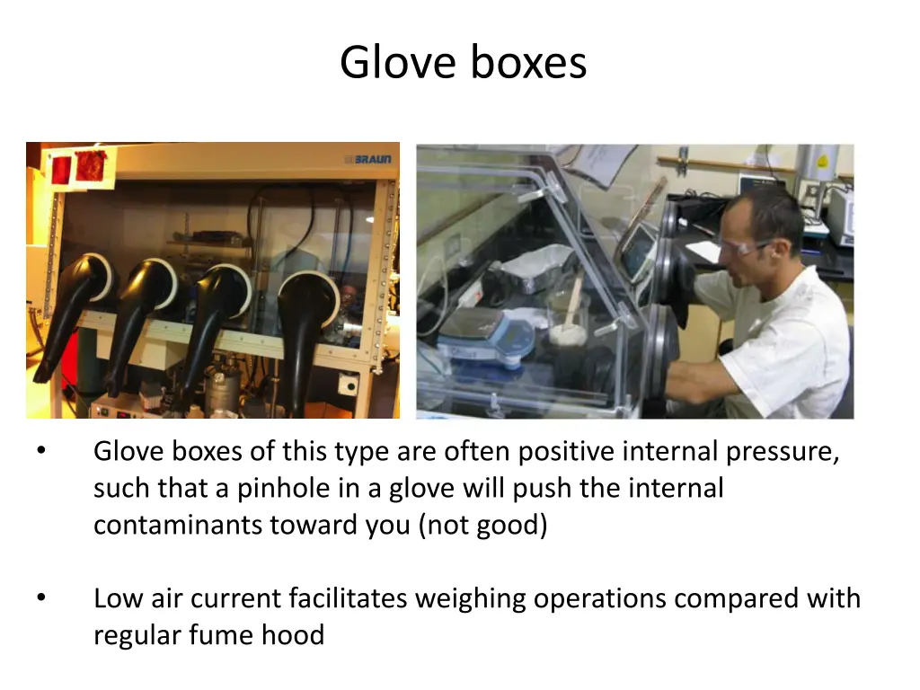 glove boxes