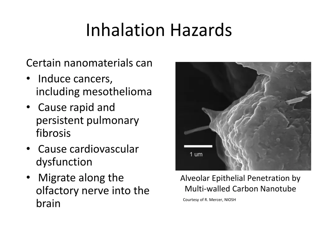 inhalation hazards