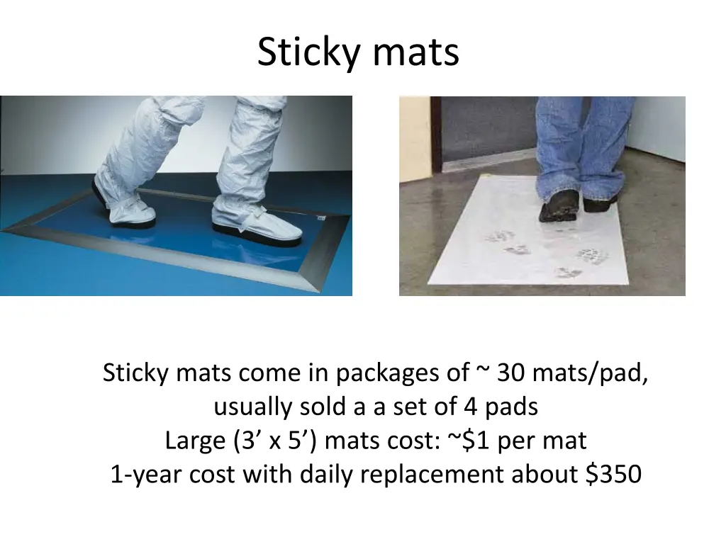 sticky mats