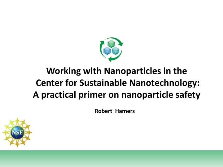 working with nanoparticles in the center