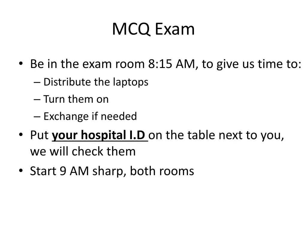 mcq exam 2