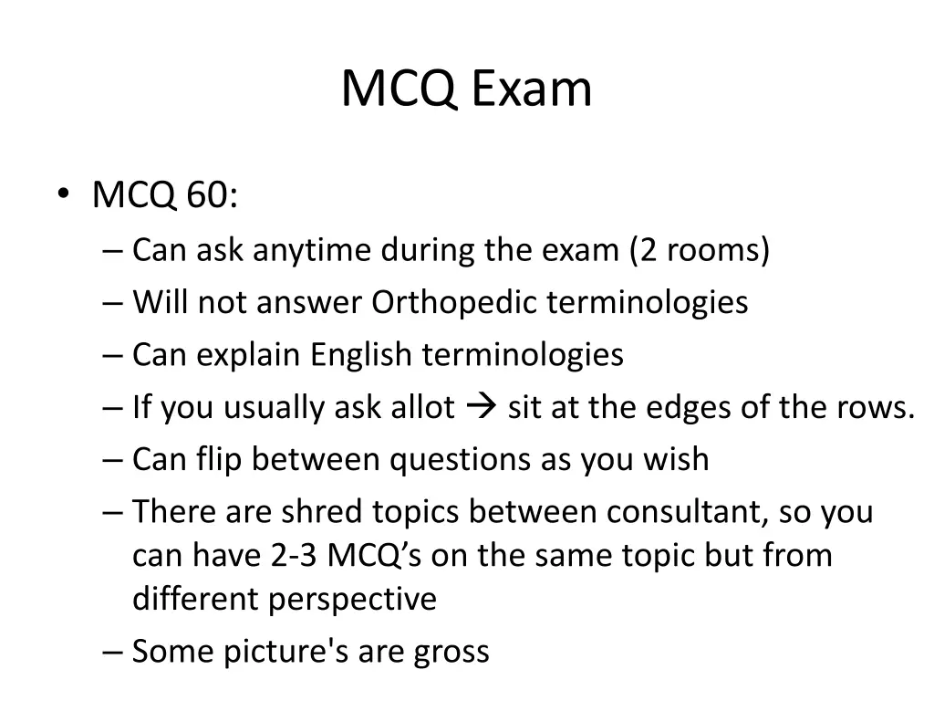 mcq exam 5