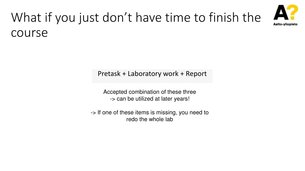 what if you just don t have time to finish