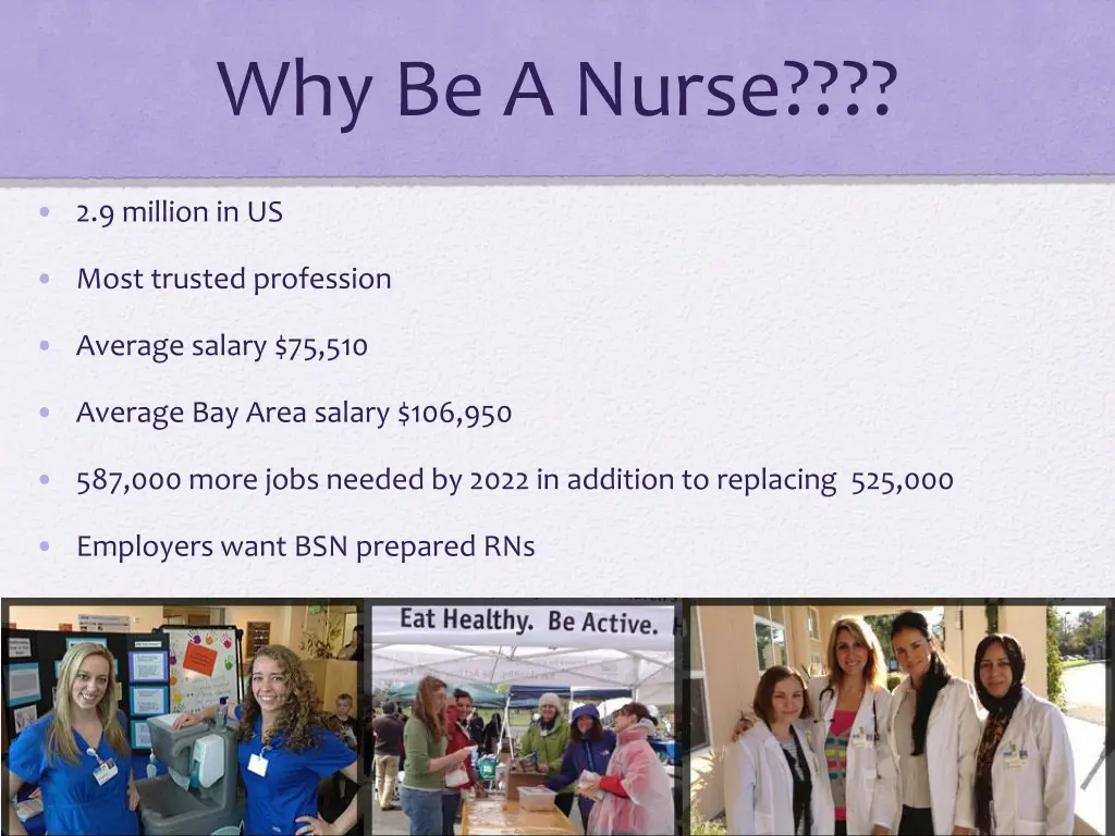 why be a nurse