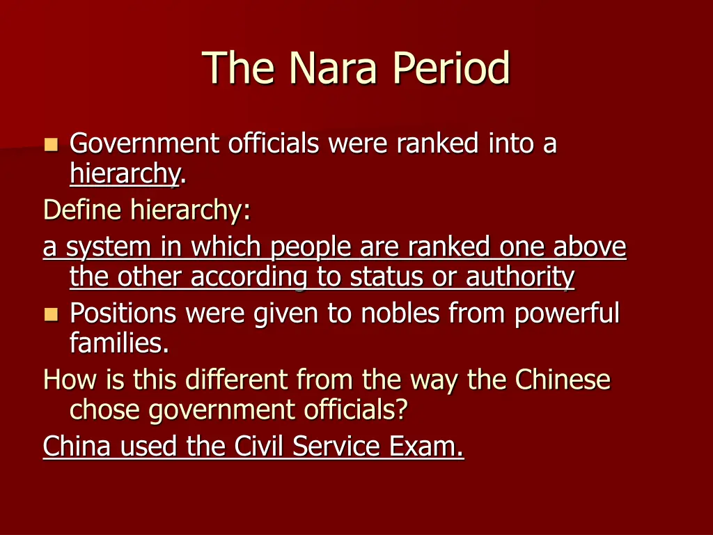 the nara period