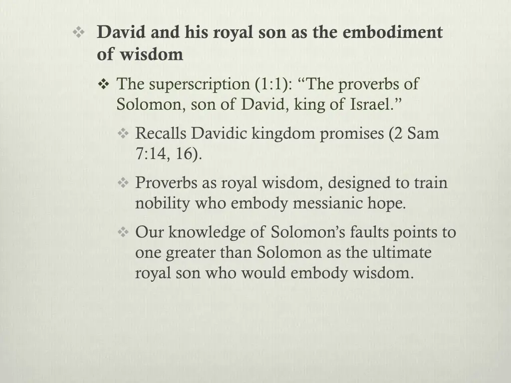 david and his royal son as the embodiment