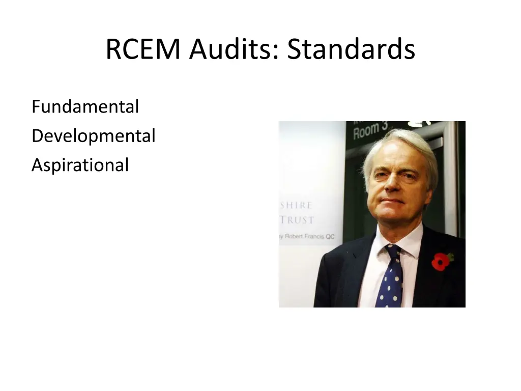 rcem audits standards