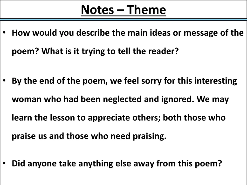 notes theme