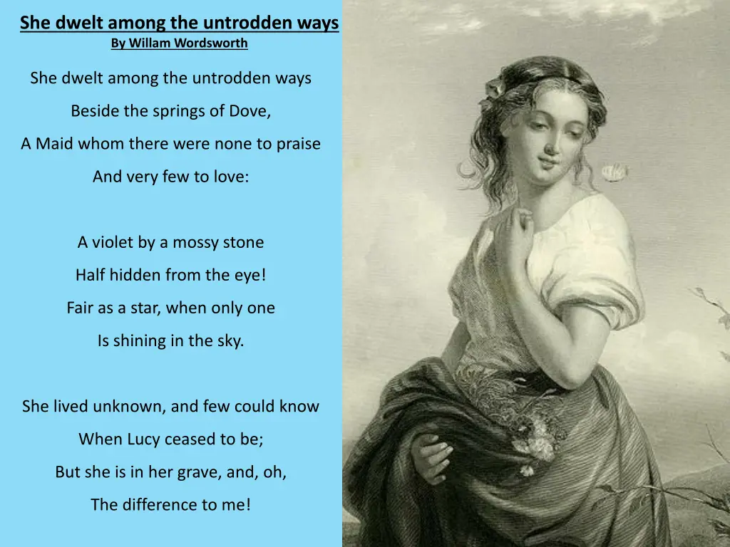 she dwelt among the untrodden ways by willam 2