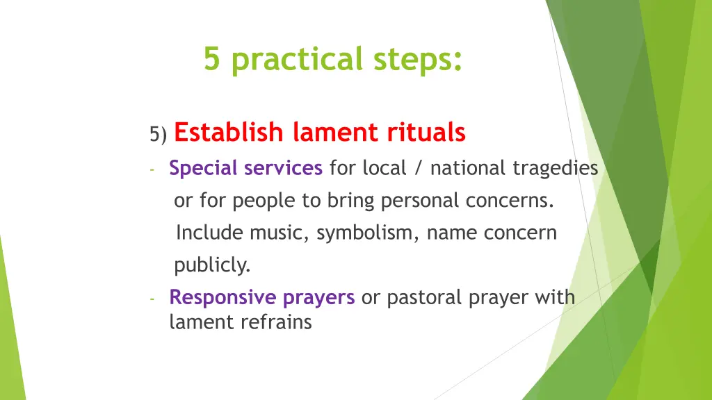 5 practical steps 2