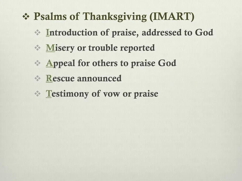 psalms of thanksgiving imart