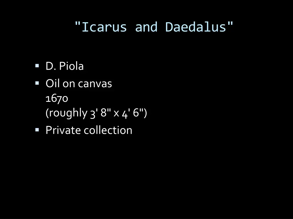 icarus and daedalus