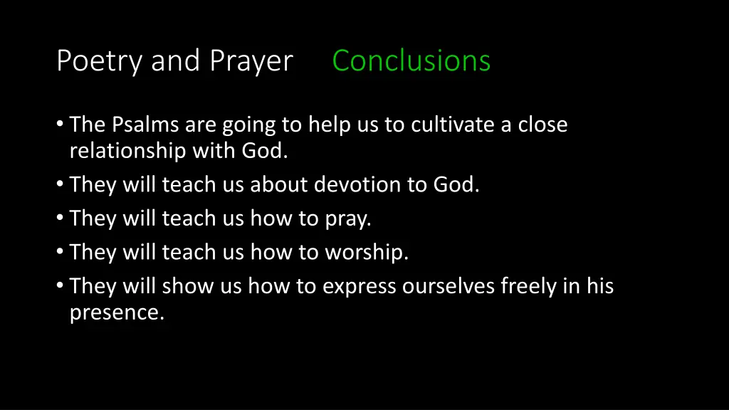 poetry and prayer conclusions 3