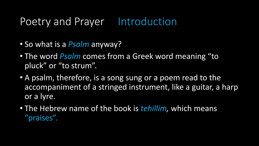 poetry and prayer introduction 2