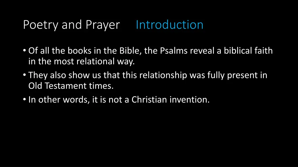 poetry and prayer introduction 5