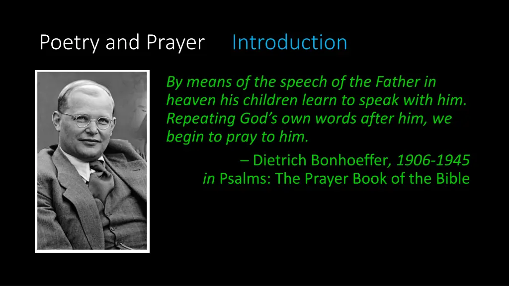 poetry and prayer introduction 7