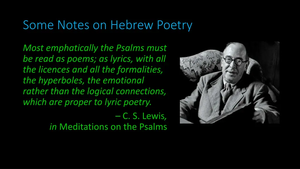 some notes on hebrew poetry 3