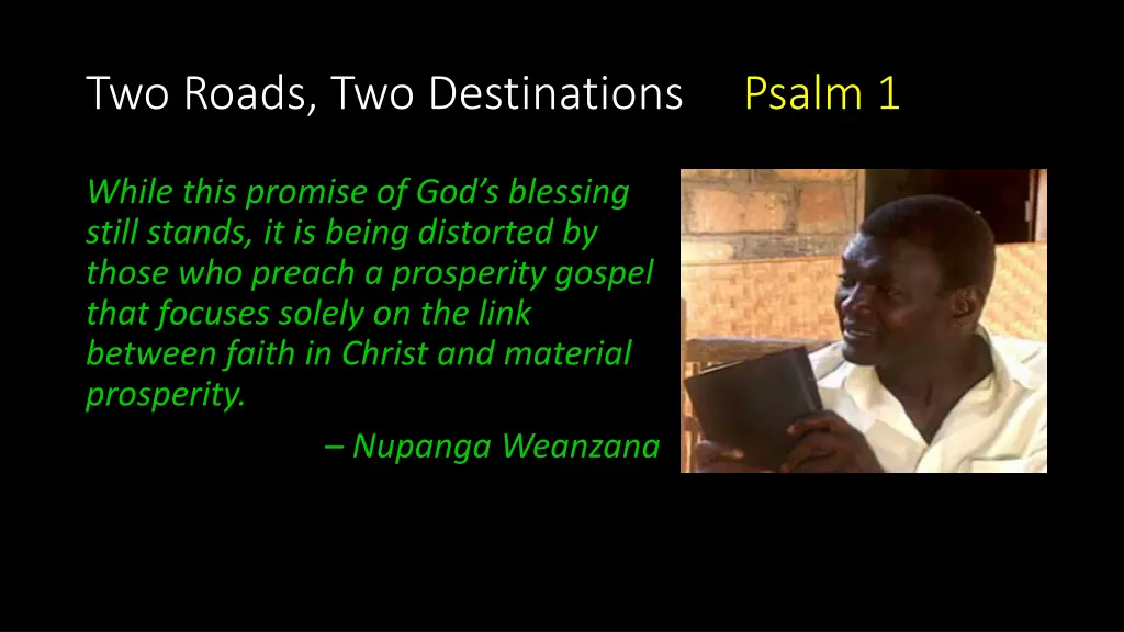 two roads two destinations psalm 1 5